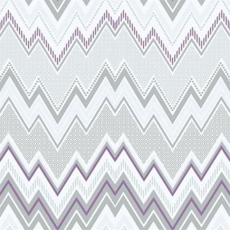 Tempo Zig-Zag Wallpaper Galerie Paste the Wall Purple Grey