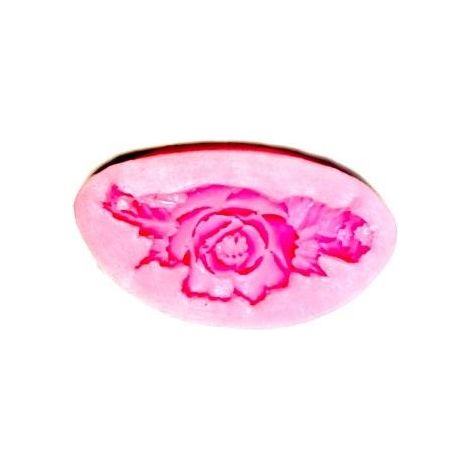 Molde de silicona con forma de rosa