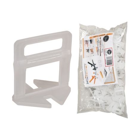 Clips croisillons autonivelants 3 mm – 100 pcs pour joints de 1 à 4 mm – Maintien et mise à niveau parfaite – Pour carrelage – Rokntools (1/5)