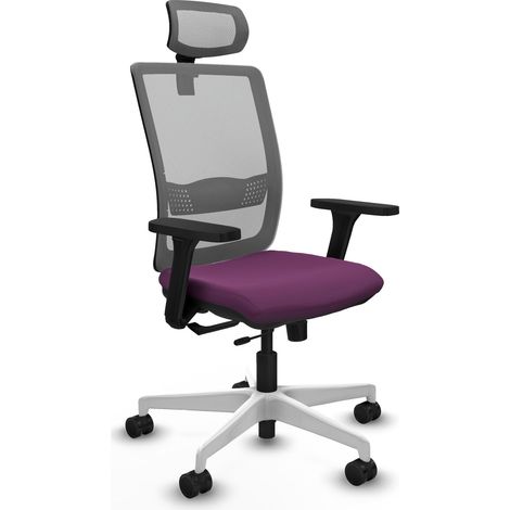 Silla de oficina piqueras y crespo Haches negro reposacabezas ajustable (1/2)