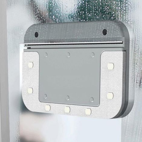 Nettoyeur de Vitres Magnétique, Outil Double Face Haute efficacité pour Le Nettoyage des Vitres Domestiques, Grande Poignée (1/5)