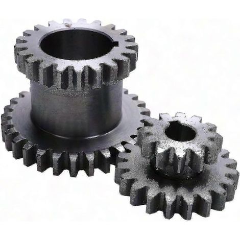 Satz mit 2 CJ0618 Doppelmetallzahnrädern, T29xT21 und T20xT12 Zähne, Ersatz für Metalldrehbank (1/5)