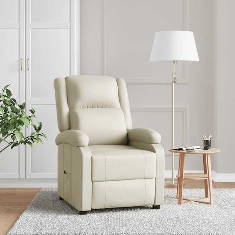 Relaxsessel Weiß Kunstleder