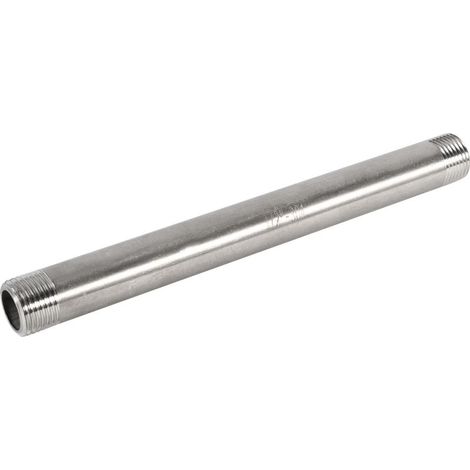 Adaptateur de tuyau fileté mâle BSP en acier inoxydable (1/2") (1/2)