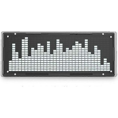 LED-Musikspektrum-Display-Bausatz zum Selbstbauen, Weiß