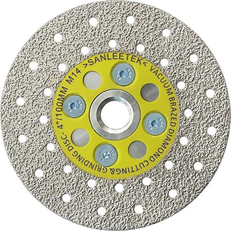 1 disque diamant,double face,coupe et meulage,filetage m14,marbre granit béton (1/5)