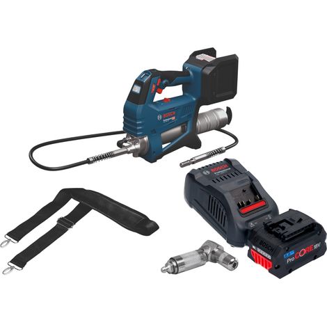 Bosch GFP 18V-10 Pompa a grasso a batteria 18 V 10000 psi + 1x batteria ProCORE 8,0 Ah + caricabatterie (1/5)