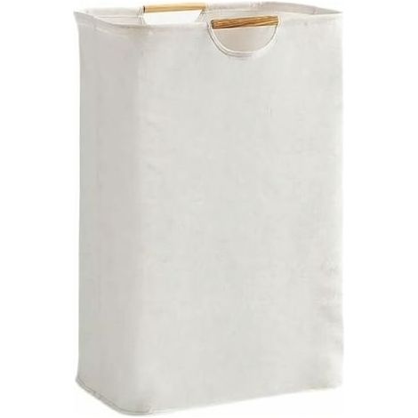 – Wasserdichter, faltbarer Wäschekorb (72 l) – Ideal für den einfachen Transport nasser Wäsche und anderer Gegenstände – Maße: 40 x 30 x 60 cm – Beige (1/5)