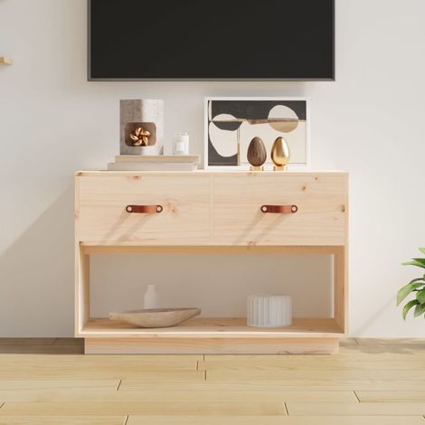 Meuble TV 90x40x60 cm Bois de pin massif vidaXL (1/5)