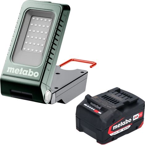 Metabo BSA 18-1000 Akku Baustrahler 18 V 1000 lm + 1x Akku 4,0 Ah - ohne Ladegerät