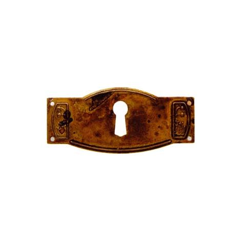 BOCCHETTE PER MOBILI SAGOMATE MOD.30698 IN OTTONE ANTICATO- - mm.100x43h. - 5 pezzi METALSTYLE