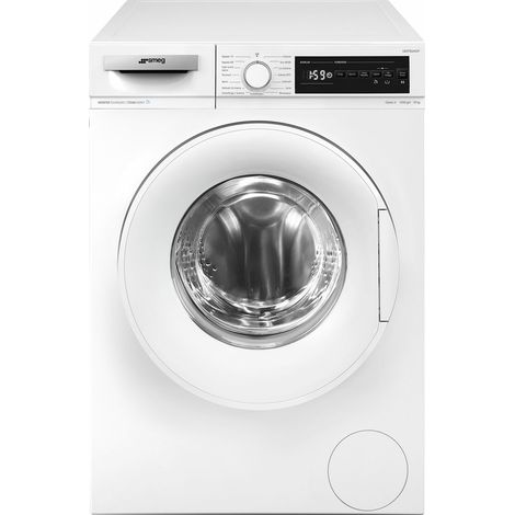 Smeg LB2T02ASIT. Tipo di carica: Caricamento frontale. Capacità cestello: 10 kg, Classe di efficienza della centrifuga: B, Silenziosità (centrifuga): 76 dB, Velocità di centrifuga massima: 1200 Gir... (1/2)