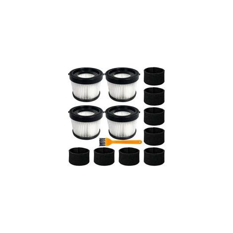 Lot de 4 filtres HEPA DCV5011H pour aspirateur à main sans fil DCV501HB, avec 8 filtres en mousse et 1 brosse. (1/5)
