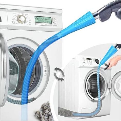 Pair Lot de 2 outils de nettoyage pour grille d'aération de sèche-linge avec adaptateur (1/5)