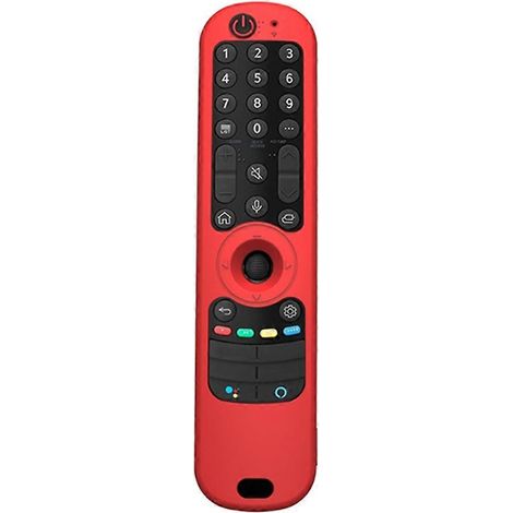 Weiche Silikon-Schutzhüllen für die Fernbedienung von LG Smart TV AN-MR21GC / MR21N / MR21GA (Rot) (1/5)