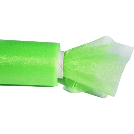 Organza decorativa 16 cm, 1 rotolo, verde chiaro