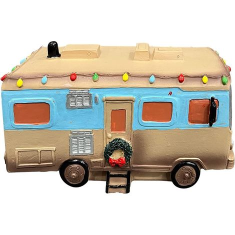 Décoration de Village de Noël Lumineux - Maison de Fêtes en Résine pour Célébrer les Vacances (1/5)