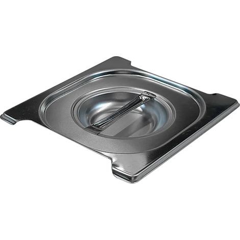 Couvercle GN 1/6 poignées escamontables inox REDFOX - VGN 1/6 U - REDFOX
