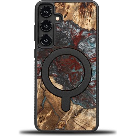 Custodia Bewood Unique per Samsung Galaxy S24 FE 5G - Pianeti - Plutone con MagSafe (1/4)