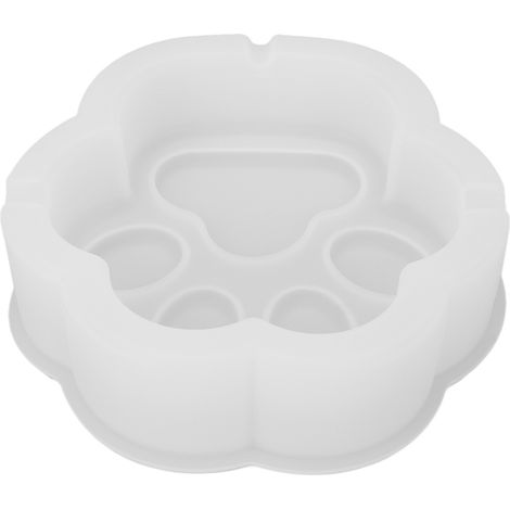 Moule en silicone en forme de patte de chat, épais, flexible et réutilisable, pour le moulage de résine époxy (1/5)