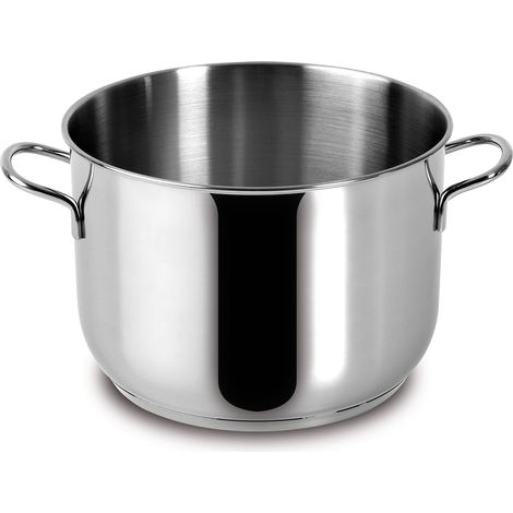 Lagostina Every Pentola Ø 18 cm in Acciaio Inox 18/10 con Fondo Lagoseal Plus, Esterno Satinato e Ampie Manicature, Adatta a Tutte le Fonti di Calore, Inclusa Induzione (1/5)