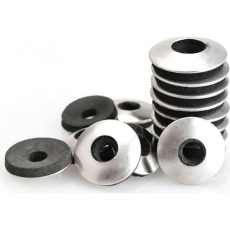 50pcs rondelles étanchéité – Acier inox EPDM M5.5x16mm – Antirouille – pour vis auto-perceuses, toiture (1/4)