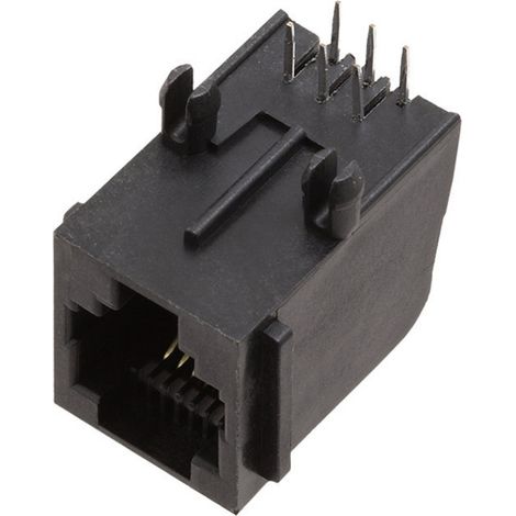 encitech RJJU-66-147-E7V-010 RJ12 Steckverbinder 3257-0010-05 Buchse, Einbau horizontal   Polzahl Se