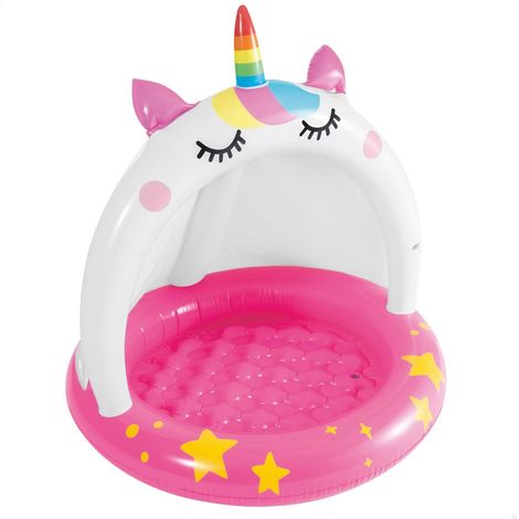 Receveur de douche en forme de chat avec toit 102 x 102 cm Intex 58438 (1/5)