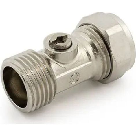 Primaflow Iso Valve 15mm x 1/2 Flat Faced CP