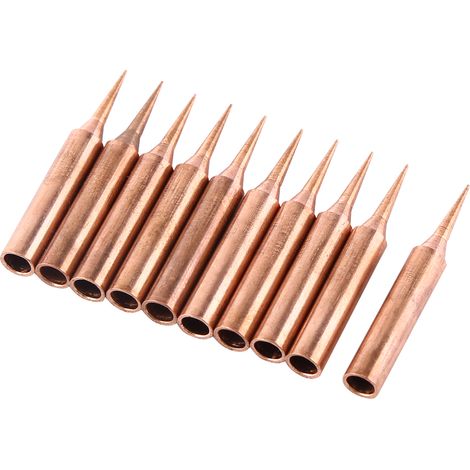 10 pointes de fer à souder en cuivre pur basse température pour station de soudage 900M-TI (1/5)