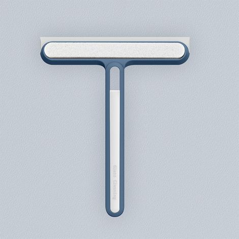 Silicone Glass Wiper with Brushes, Window Cleaning Brush, Bathroom Mirror Brush, Shower Cleaner, Squeegee, Home Cleaning Tools (1/5)