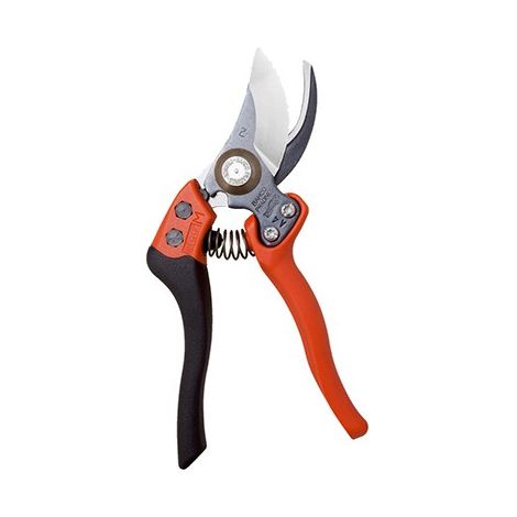 Tijeras de poda de 1 mano "PX-M2" de corte deslizante de Ø20mm de 22cm de largo con mango cubierto de elastómero