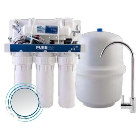 Ósmosis inversa modelo 5 etapas sin bomba PUREFIVE - OSMOFILTER