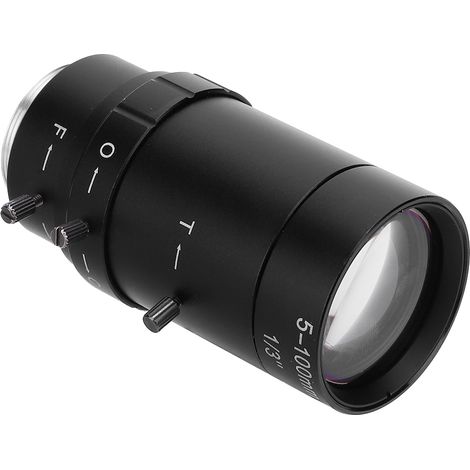 1,3-MP-Zoomobjektiv für Überwachungskameras, CS-Anschluss, manuelle Blende, 5–100 mm Durchmesser, Aluminiumlegierung (1/5)