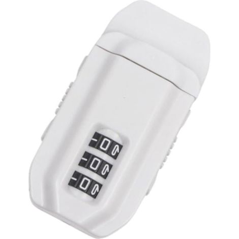 Serrure de porte de placard de sécurité pour enfant, blanc (1/5)