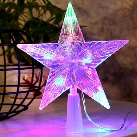 Guirlande Lumineuse Étoile - 30 LED Multicolores - Décoration Sapin Noël - Intérieur Maison Fête - 1 Pièce (1/2)