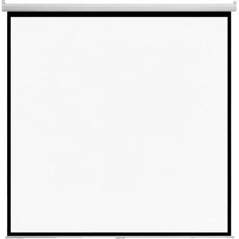 Pantalla de proyección de 120 pulgadas, relación de aspecto 1:1, tela de alta calidad, para montaje en pared o portátil, diseño ligero. (1/5)
