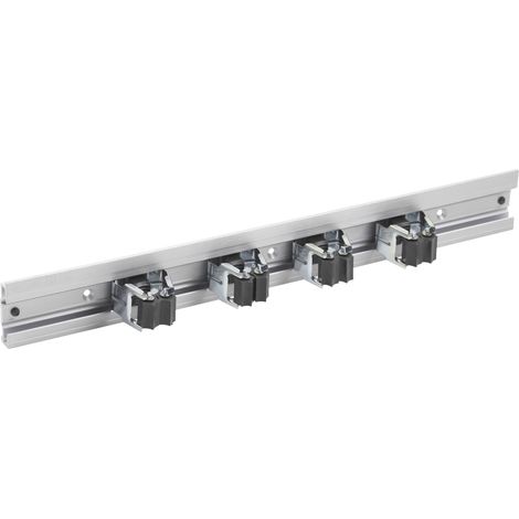 Meister Werkzeuge WU9953160 Barre de support d'appareil à pince fixe, 5 pièces (L x l) 500 mm x 60 mm 1 set (1/5)