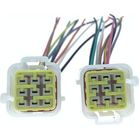 Compatible avec le connecteur de faisceau de câblage de phares pour camionnettes Sinotruk Howo H3H5 -- JB1886-9P