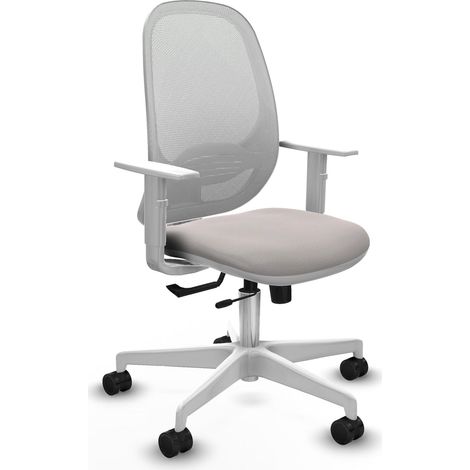 Chaise de bureau piqueras y crespo Cilanco blanc cuir synthétique (1/2)
