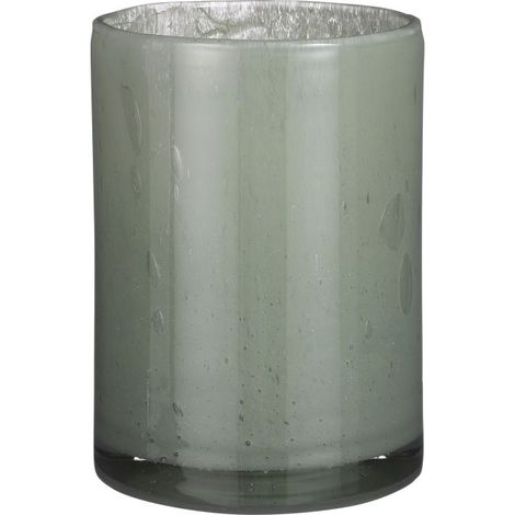 Mica Glas Vase Estelle zylinder hellgrün, 23 x 17 cm Deko-Accessoires