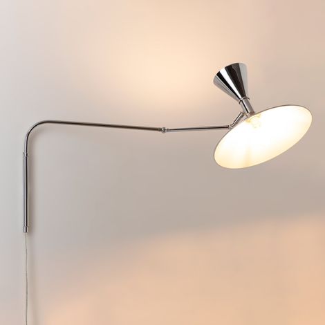 Lámpara De Pared De Diseño "NIM" - E14 + G9 - Cromo
