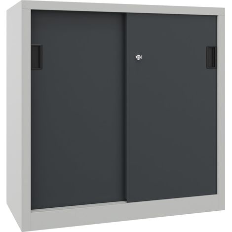 kaiserkraft, Armoire à portes coulissantes, hauteur 1000 mm, (1/2)