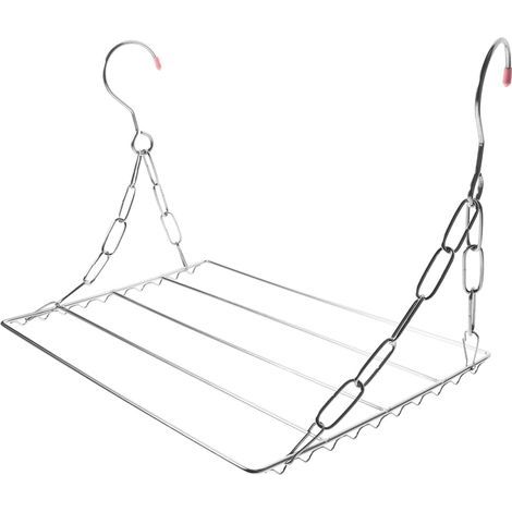 Exterieur Au Dessus du Séchoir De Porte Séchoirs Pliants pour Le Linge Cintre Echarpe Ronde Séchoir à Linge Chaussure Acier Inoxydable Culotte (1/5)