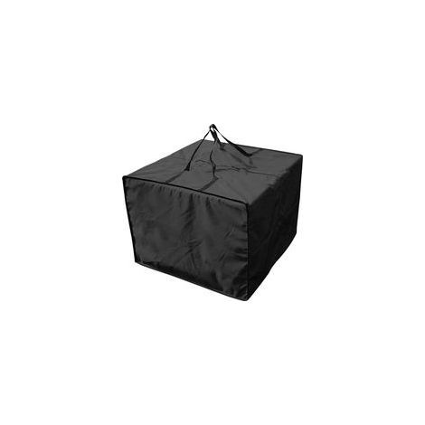 (Noir) Grand sac de rangement carré épais pour meubles, housse imperméable pour meubles d'extérieur, 81 x 81 x 61 cm, pour sapins de Noël, couvertures, tapis, tentes (1/5)