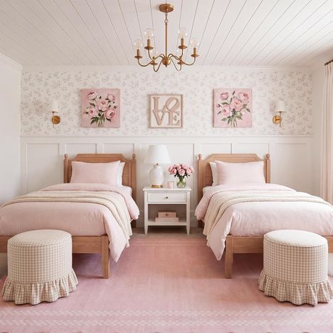 Tribesigns Tapis lavable avec bord ondulé, 200 x 300 cm, pour salon, chambre à coucher, doux, antidérapant, géométrique, ultra fin, certifié Oeko-Tex, rose (1/5)