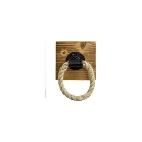 Seilgriff, schmiedeeiserner Kommodenknopf, Vintage-Schrankgriffe, Schubladengriffe, Schrankringe, Gummischnüre, Outdoor-Seil - Crezuo