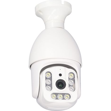 Glühbirnenkamera, kabellos, WLAN, 4 MP, Gegensprechanlage, Bewegungserkennung, E27-Sockel, IP67, wasserdicht, AC110–240 V (1/5)