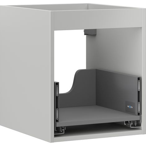 Mexen Box-A cuerpo del mueble bajo lavabo 40 cm, 1 cajón, gris mate - 91AX0-0400-470-1-62 (1/4)