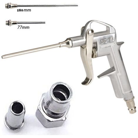 Pistolet De Compresseur D'air Complet Avec Accessoires De Buse (1/3)